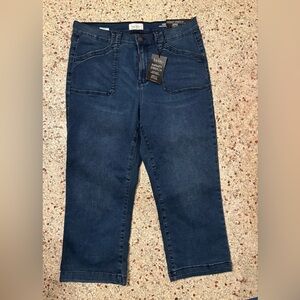 NWT Nicole miller infinity stretch soho hi rise denim 12 jeans